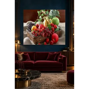 Impression sur toile Fida Fruits frais dans un panier en osier - Product Image 3