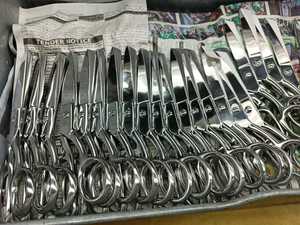 Ciseaux de tailleur Ciseaux de couture Ciseaux de tailleur de force industrielle robustes professionnels pour la couture de cuir de tissu - Product Image 6