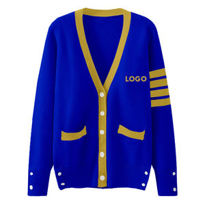 Sorority Embroidery Custom Winter Casual Solid Button Knit <b>Cardigan</b> Sweater <b>for</b> <b>Women</b> - Product Image 2