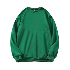 Sweat à capuche en coton double face écologique pour femmes pull à épaules tombantes respirant avant imprimé Logo pour l'hiver - Product Image 2