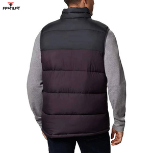 เสื้อกั๊กพัฟเฟอร์แฟชั่นขายดีสำหรับฤดูใบไม้ผลิ แบบกลับด้านได้ ระบายอากาศได้ดี สำหรับผู้ชาย สวมใส่เป็นเสื้อนอก พร้อมโลโก้และแบบที่กำหนดเองได้ - Product Image 2