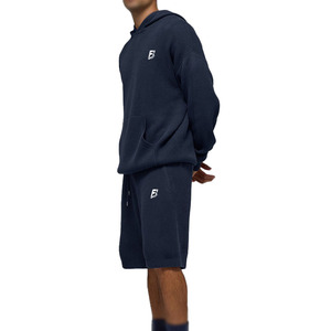 Conjuntos Deportivos de Sudadera con Capucha y Pantalones Cortos para Hombre al por Mayor, Cómodos, OEM/ODM, Ropa Deportiva Personalizada, Proveedor B2B de Marca Privada - Product Image 1