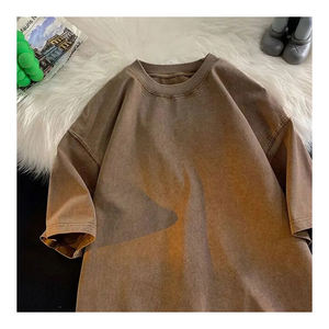 T-shirts unisexes délavés à l'acide par Amriss T-shirts Vintage Retro Look Logo personnalisé Plus Size Option par Six Season Global Business Ltd - Product Image 5