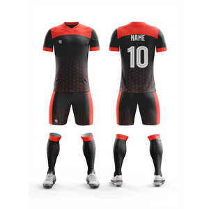 Uniforme de football de jeux d'extérieur et d'intérieur avec nom et numéro d'équipe personnalisés pour les jeunes et les adultes, nouvel arrivage - Product Image 6