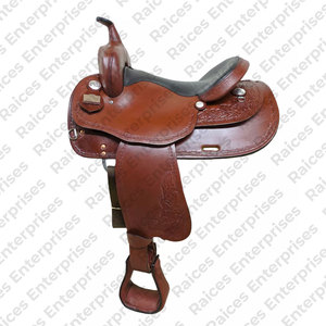 Selle de dressage en cuir pur d'équitation de haute qualité pour cheval professionnel 100% selle de saut de cheval équestre en cuir - Product Image 1
