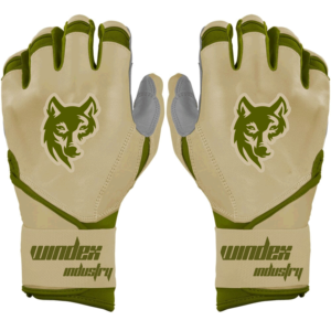 ถุงมือกีฬาหนังพรีเมี่ยมถุงมือเบสบอลสไตล์บรูซบอลท์100% พรีเมี่ยม - Product Image 1