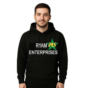 Direct Industry Wholesale 3D Embroidered Custom Stitched Black <b>Purple</b>-Gray Fade Fashion Sports Pullover Sweatshirt Hoodie - Product Image 3