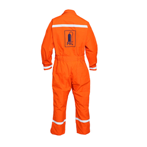 Overol Antiestático de Meta Aramida Color Naranja - Traje de Seguridad Industrial Ignífugo de Alta Visibilidad - Product Image 2