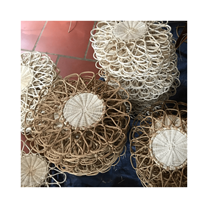 Placa de pared tejida de algas marinas, placa de pared africana, cestas, platos decorativos para decoración de pared del hogar - Product Image 4