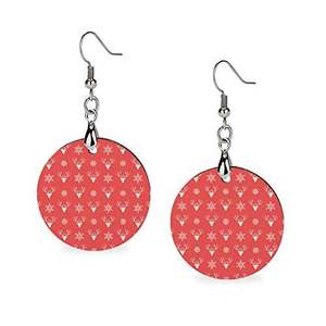 Conjunto de pendientes hechos a mano para hombre, diseño estampado de madera, moda al por mayor, ropa de fiesta, soporte para todas las estaciones - Product Image 6