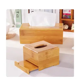 Деревянная коробка для салфеток