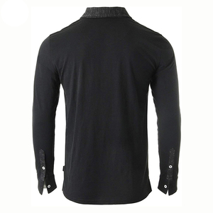 เสื้อโปโลผู้ชายผ้าฝ้าย200กรัมเสื้อโปโลแขนยาวคอ2025ซักง่าย - Product Image 2