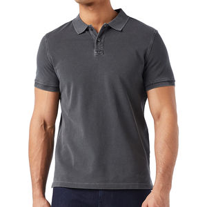 Piqué personnalisé de qualité supérieure pour hommes pour polos 100% coton imprimé logos brodés Style décontracté - Product Image 2