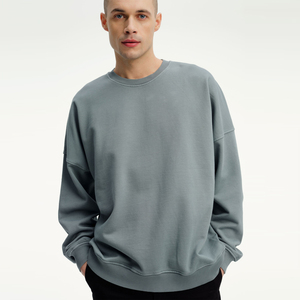 Sudadera de Diseño Urbano para Hombre, Hombros Caídos, 100% Algodón, Felpa, Estilo Holgado, Informal, para Invierno, Marca Privada OEM - Product Image 1