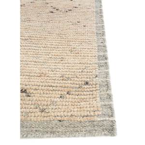 พรมขนสัตว์ถักมือสีเบจน้ำตาลลายเรขาคณิตสำหรับห้องนั่งเล่น พรมปูพื้นห้องโถงรูปทรงสี่เหลี่ยมผืนผ้า - Product Image 4