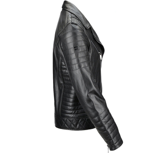 แจ็คเก็ตผู้ชายผ้าแคนวาสผสมหนังคุณภาพสูงสำหรับฤดูหนาว สไตล์ไฮสตรีท พร้อมคุณสมบัติระบายอากาศและกันลม พร้อมซิปปรับแต่งได้ - Product Image 5