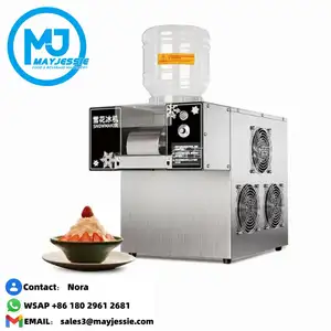 Máquina De Gelo De Neve De Leite Automática Completa Máquina Coreana Bingsu Rolo De Refrigeração 9cm Snowflake Ice Making Machine