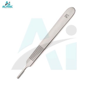 Mango de Bisturí de Acero de Grado Profesional ALMAC que Proporciona un Agarre y Estabilidad Excepcionales para Tareas de Corte de Precisión Clínica - Product Image 3