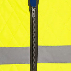 Chaleco de Seguridad Reflectante de Alta Visibilidad al por Mayor, 100% Poliéster, Tejido y Malla, Cómodo, Ropa de Trabajo, Chaleco de Seguridad Negro - Product Image 6