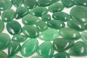 Cabochon de fraise verte naturelle Pierre précieuse de forme mixte Pierre précieuse naturelle de fraise verte en vrac pour la fabrication de bijoux Lot Stuff - Product Image 4