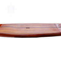 Kayak/Canoë en bois et fibre de verre artisanal, non gonflable, >4m, pour 1 personne, planche de surf, planche à pagaie, avec pente incluse, pour la pêche