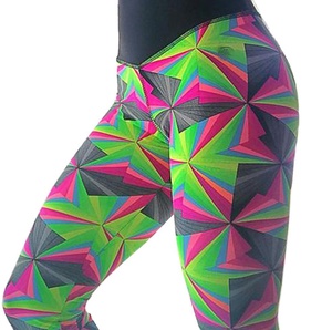 Prix d'usine, leggings de yoga personnalisés ODM de haute qualité, spandex/nylon, taille haute, écologiques, extensibles dans quatre directions - Product Image 2