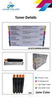 Toner Bubuk Warna Isi Ulang Jane Color untuk ImagePRESS C60 C65 C600 650 C700 C750 C800 C850 IRC7570 C7565 C7580 NPG72 GPR56 CEXV52