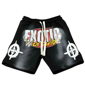 Custom Sweat <b>Shorts</b> Men Fleece French Terry <b>5</b> <b>Inch</b> <b>Inseam</b> 100% Cotton Mens Acid Wash <b>Shorts</b> for men - Product Image 1