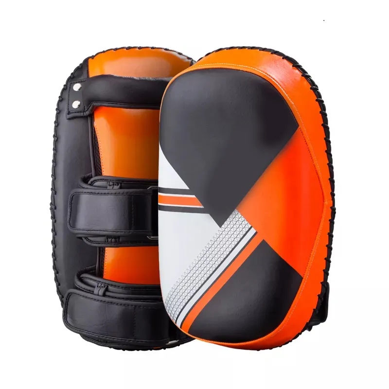 Almofadas curvas para boxe kick muay thai, almofadas de kicking com logotipo personalizado, almofadas de alvo para boxe thai