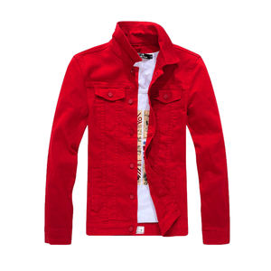 New Design Custom Jean <b>Jackets</b> Fashion Denim <b>Jackets</b> <b>Men</b> Stylish Jean <b>Running</b> <b>Jackets</b> Windbreaker Solid Color Dyed Cotton Made - Product Image 4