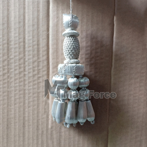 Nueva moda, borlas, cuentas de madera, accesorios hechos en Pakistán, marca de diseño personalizado - Product Image 2