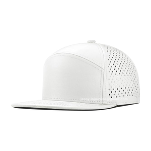 Gorra resistente al agua de rendimiento Premium, sombrero con agujero perforado cortado con láser personalizado, Gorras en blanco de Color sólido, gorra con logotipo de diseño transpirable - Product Image 2