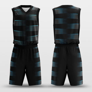 Conjunto de Camiseta de Baloncesto y Pantalones Cortos de Verano, 100% Poliéster, Antibacteriano, Transpirable, de Secado Rápido, Unisex, Talla Grande, Diseño Estampado - Product Image 3