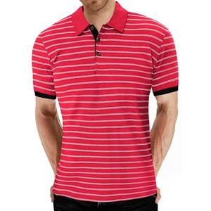 Polo personnalisé décontracté coupe ajustée basique conçu en coton américain décontracté simple semi-fermeture éclair marque à la mode haut à manches courtes - Product Image 1