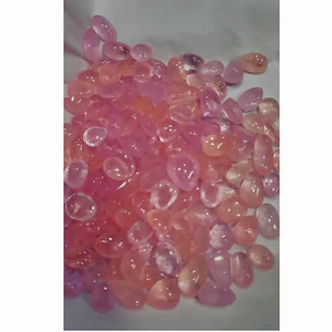 167 pièces de Morganite naturelle 10mm à 21mm ovale poire Cabochon 660 Cts Lot Iroc ventes haute qualité pierres précieuses en vrac cabine US $183 - Product Image 3