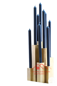 Latest Design 0Attractive Design Wooden 9Candle Holder for Home Hotel Tabletop Center Piece Wooden <b>Candle</b> Holder at <b>Cheap</b> Price - Product Image 4