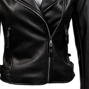 Chaquetas lavadas con cuello levantado de Invierno para mujer de cuero Pakistán piel de vaca de moda de alta calidad tamaño personalizado - Product Image 4