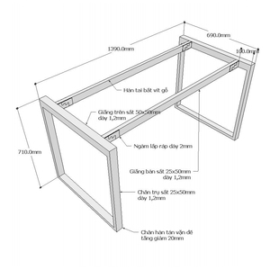 HCRT003 Office Furniture 140x70 Steel Pedestal 25x50 Assembly for Convenient Use - Product Image 5