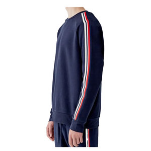 Logotipo personalizado bordado hombres gimnasio Fitness entrenamiento Jogging Wear 100% algodón polar transpirable suave chándal para hombres - Product Image 2