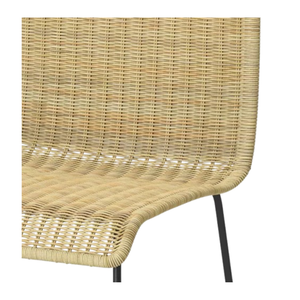 Nueva Elección de silla de comedor de ratán natural de alta calidad con pata de metal para muebles y decoración del hogar de Vietnam al por mayor - Product Image 5