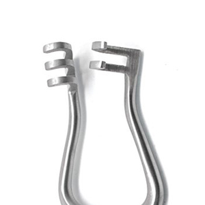 Retractor Weitlaner de 13cm con retención automática, Retractor Manual de instrumentos quirúrgicos afilados y romos 3X3 de alta calidad - Product Image 6