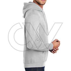 2024 Custom Logo Men's Heavyweight Zip up Terry Fleece Hoodie <b>Vintage</b> Washed 100% Cotton <b>Sweatshirts</b> & Pullovers - Product Image 3