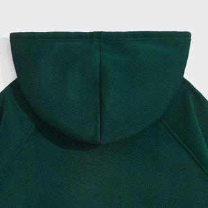 Vente en gros de pulls à capuche pour hommes 100% coton à manches courtes tenue décontractée 260g polaire respirant vente chaude - Product Image 5