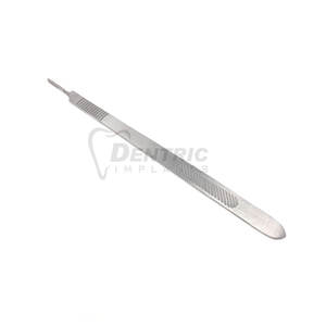 Juego Dental Médico Instrumentos Quirúrgicos Fuente de Alimentación Manual Trabajo Quirúrgico Fino Control Mejorado Diseño Ranurado Mango de Bisturí - Product Image 1