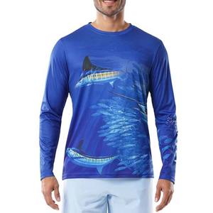 Veste de pêche à manches longues à séchage rapide et respirante UPF 50 pour hommes, veste évacuant l'humidité, chasse, quantité minimale de commande basse, vente en gros - Product Image 1