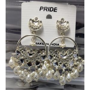 ต่างหูผู้หญิงขายดีที่สุด ดีไซน์ทันสมัย ชุบคุณภาพพรีเมียม ประดับด้วยลูกปัดหลากสี สำหรับผู้หญิง เครื่องประดับต่างหูสุดเก๋ สำหรับส่งออก - Product Image 4