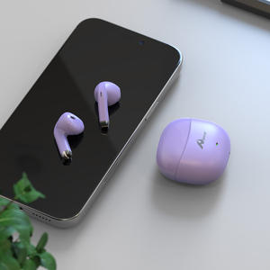 DIGITALOME OEP-02 BT <b>Wireless</b> Earphone with In-Ear Style and <b>Microphone</b> PURPLE Type C Earbuds Gaming <b>Headset</b> - Product Image 3