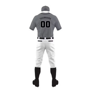 Uniformes de baseball au design élégant et tendance, disponibles en différentes couleurs, possibilité de créer votre propre uniforme de baseball avec votre propre marque. - Product Image 3