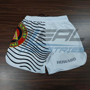 MMA short lourd léger micro stretch micro sergé combat grapping bjj shorts logos personnalisés impression par sublimation fabriqué au Pakistan - Product Image 2