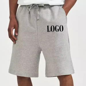 Ropa informal con cordón francés Terry Training Unisex Fleece algodón Jogging Shorts Sweat Gym Shorts para hombres - Product Image 1